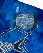 Vintage Chirunga Aboriginal Nawalah Dreaming Embellished T-Shirt XL - Funkify