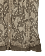 Vintage Christyn & Co Semi - Sheer Button - Up Blouse - Funkify