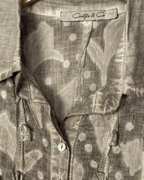 Vintage Christyn & Co Semi - Sheer Button - Up Blouse - Funkify