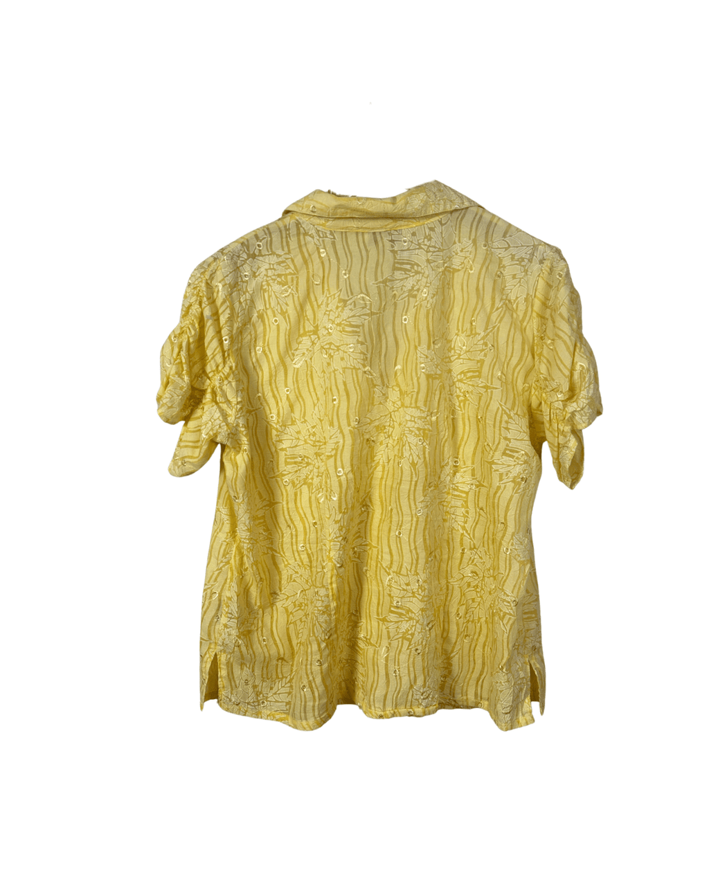 Vintage Claire France Textured Embroidered Shirt - Women's XL - Funkify