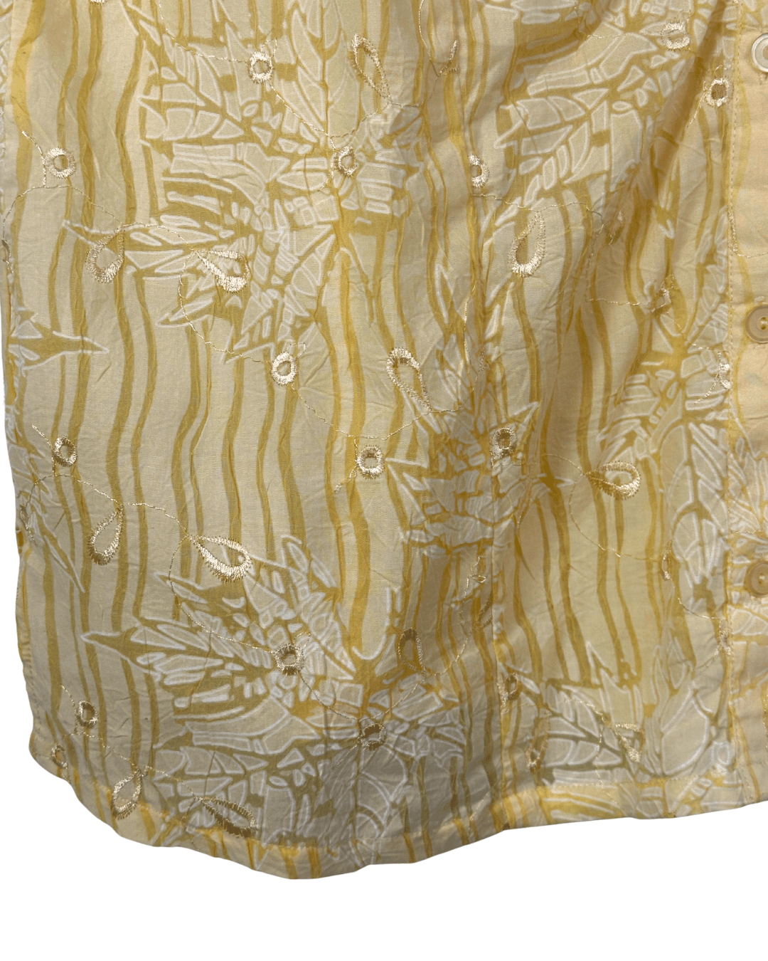 Vintage Claire France Textured Embroidered Shirt - Women's XL - Funkify