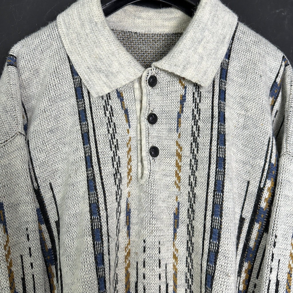 Vintage Collared Sweater - Funkify