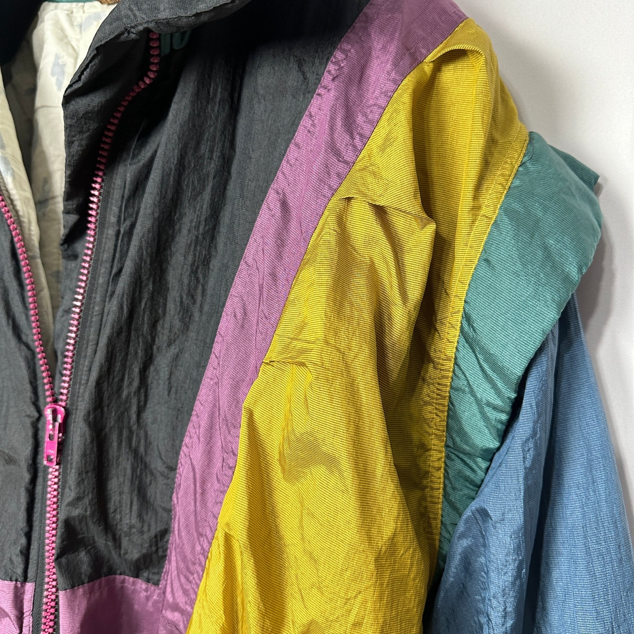 Vintage Colorblock Jacket Large - Funkify