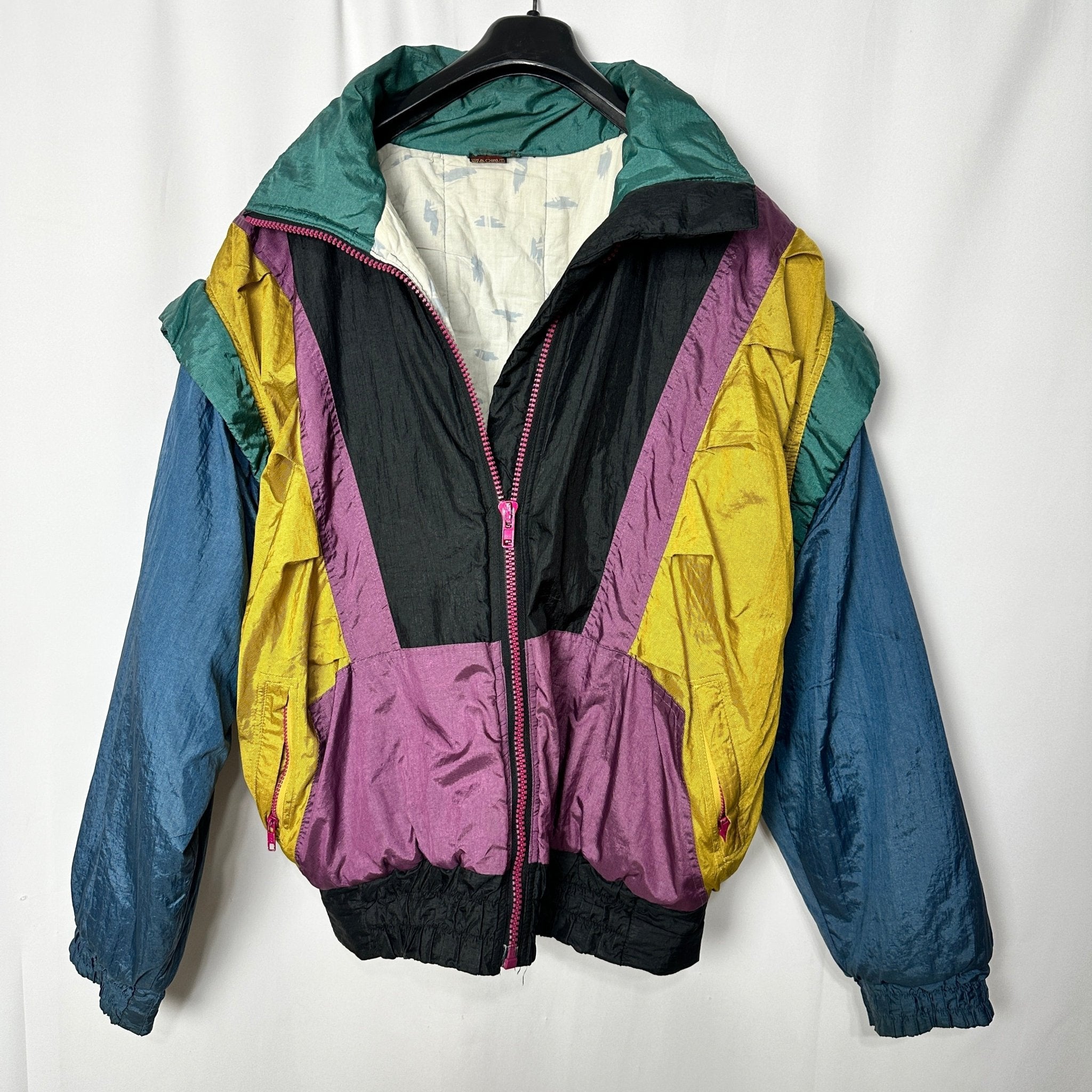 Vintage Colorblock Jacket Large - Funkify