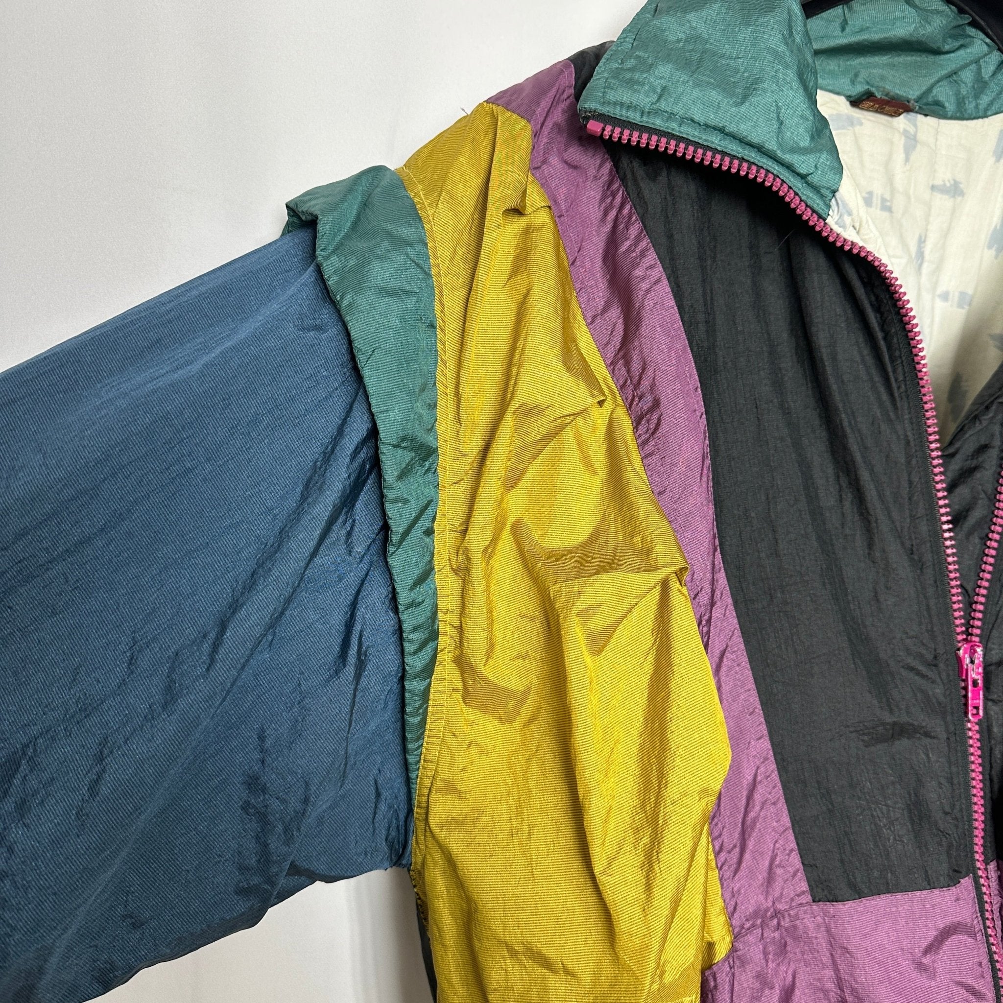 Vintage Colorblock Jacket Large - Funkify
