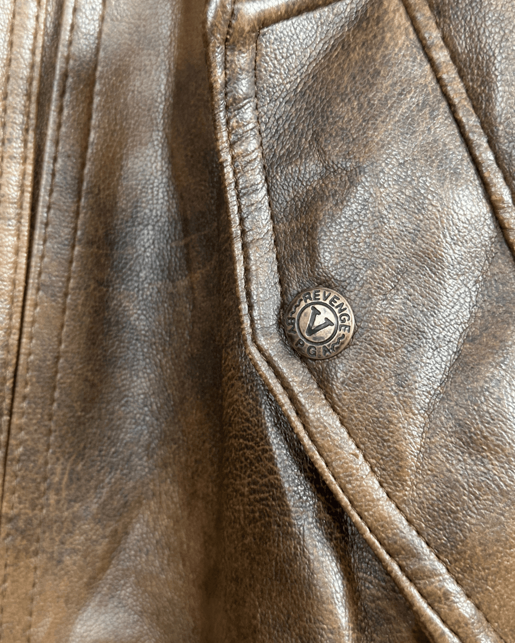 Vintage Convertible 2 - in - 1 Genuine Leather Jacket & Vest - Funkify