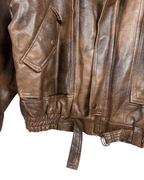 Vintage Convertible 2 - in - 1 Genuine Leather Jacket & Vest - Funkify