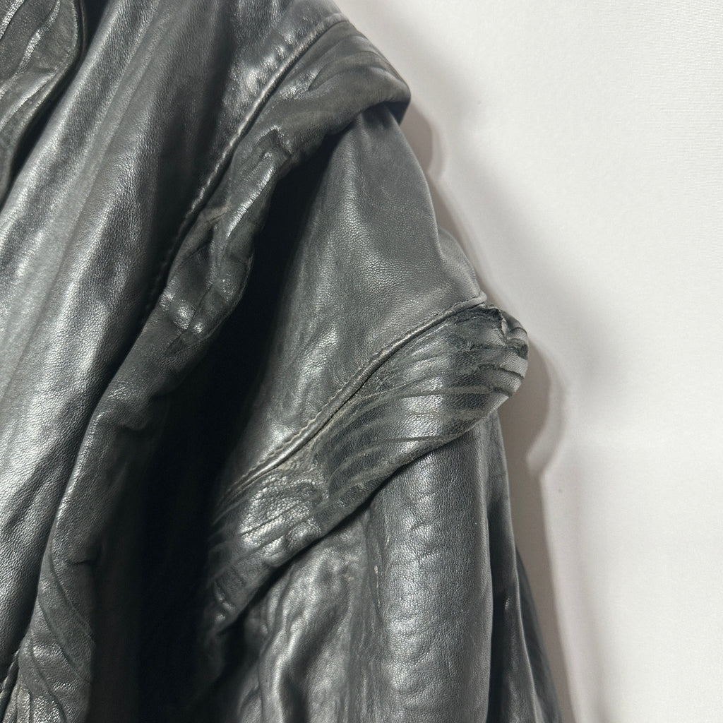 Vintage Convertible 2in 1 Genuine Leather Jacket & Vest - Funkify