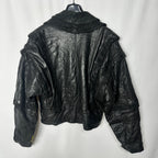 Vintage Convertible 2in 1 Genuine Leather Jacket & Vest - Funkify