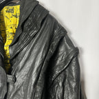 Vintage Convertible 2in 1 Genuine Leather Jacket & Vest - Funkify