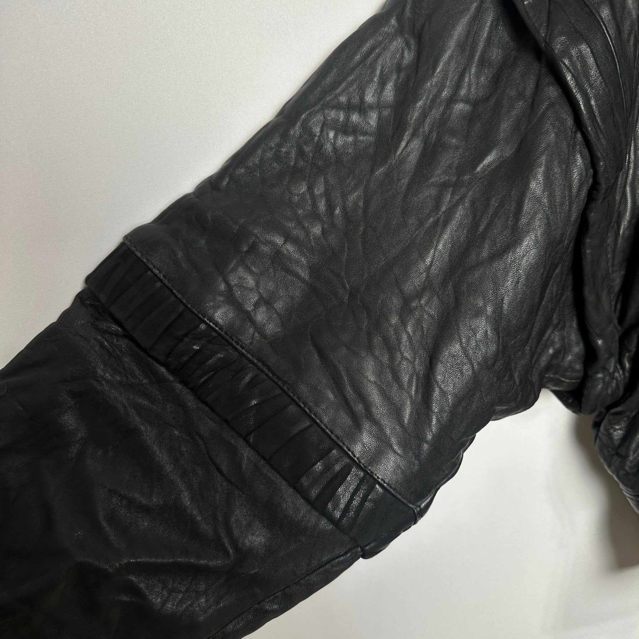 Vintage Convertible 2in 1 Genuine Leather Jacket & Vest - Funkify