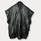 Vintage Convertible 2in1 Genuine Leather Jacket & Vest Large - Funkify