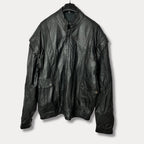 Vintage Convertible 2in1 Genuine Leather Jacket & Vest Large - Funkify