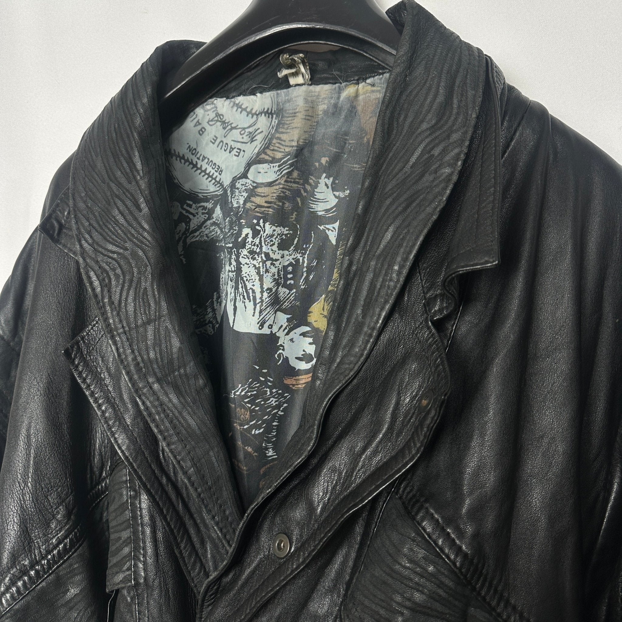 Vintage Convertible 2in1 Genuine Leather Jacket & Vest Large - Funkify