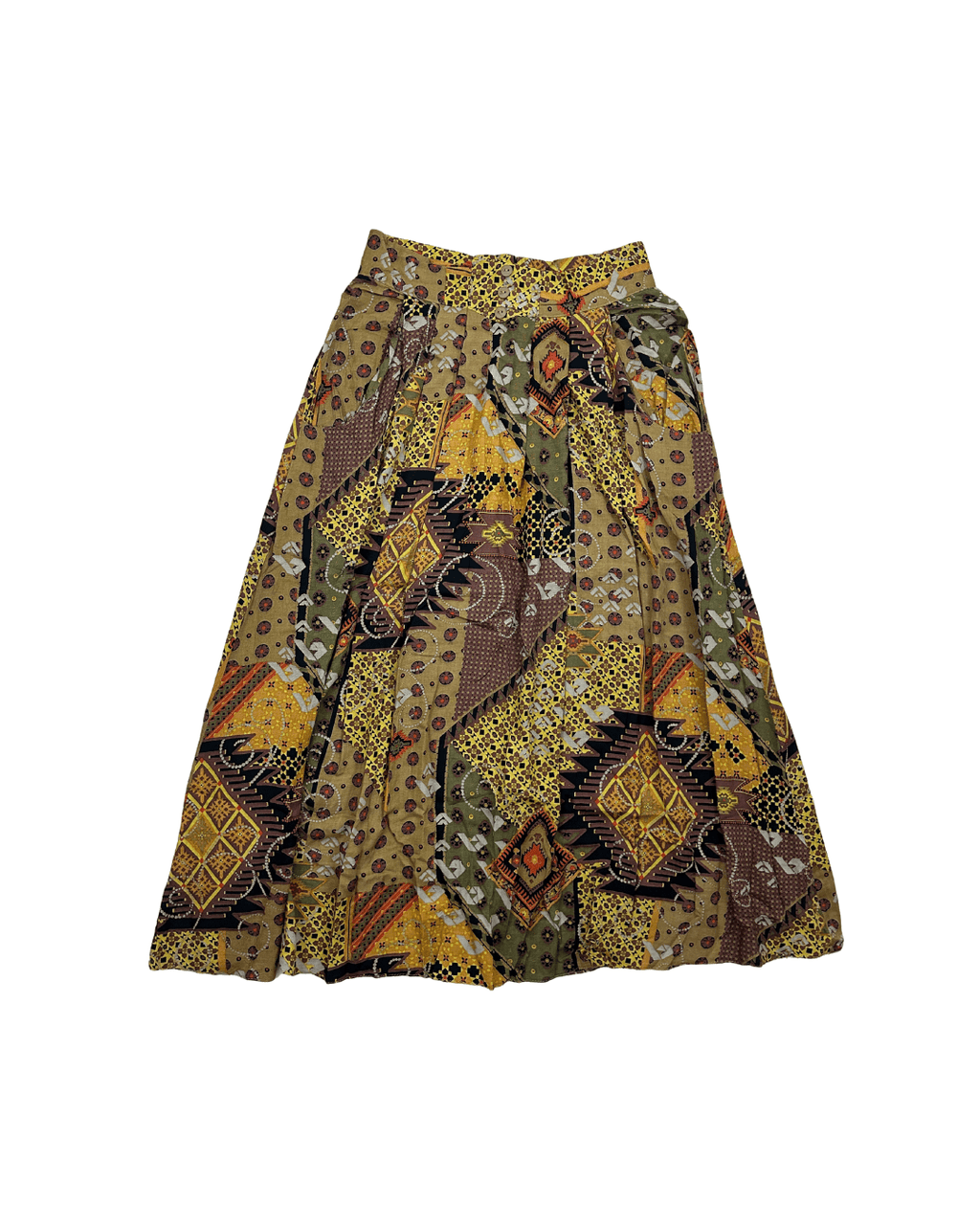 Vintage Creation Lindex Geo Skirt with Pockets - Funkify