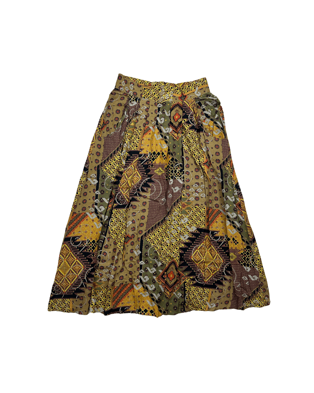 Vintage Creation Lindex Geo Skirt with Pockets - Funkify