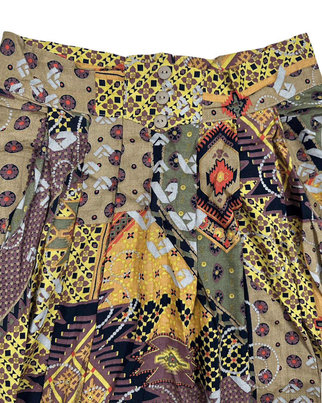 Vintage Creation Lindex Geo Skirt with Pockets - Funkify