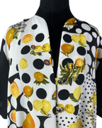 Vintage Creation Paris Lemon Patterned Shirt - Funkify