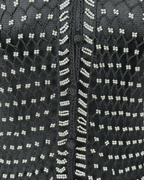 Vintage Crochet Beaded Cardigan Top - Funkify