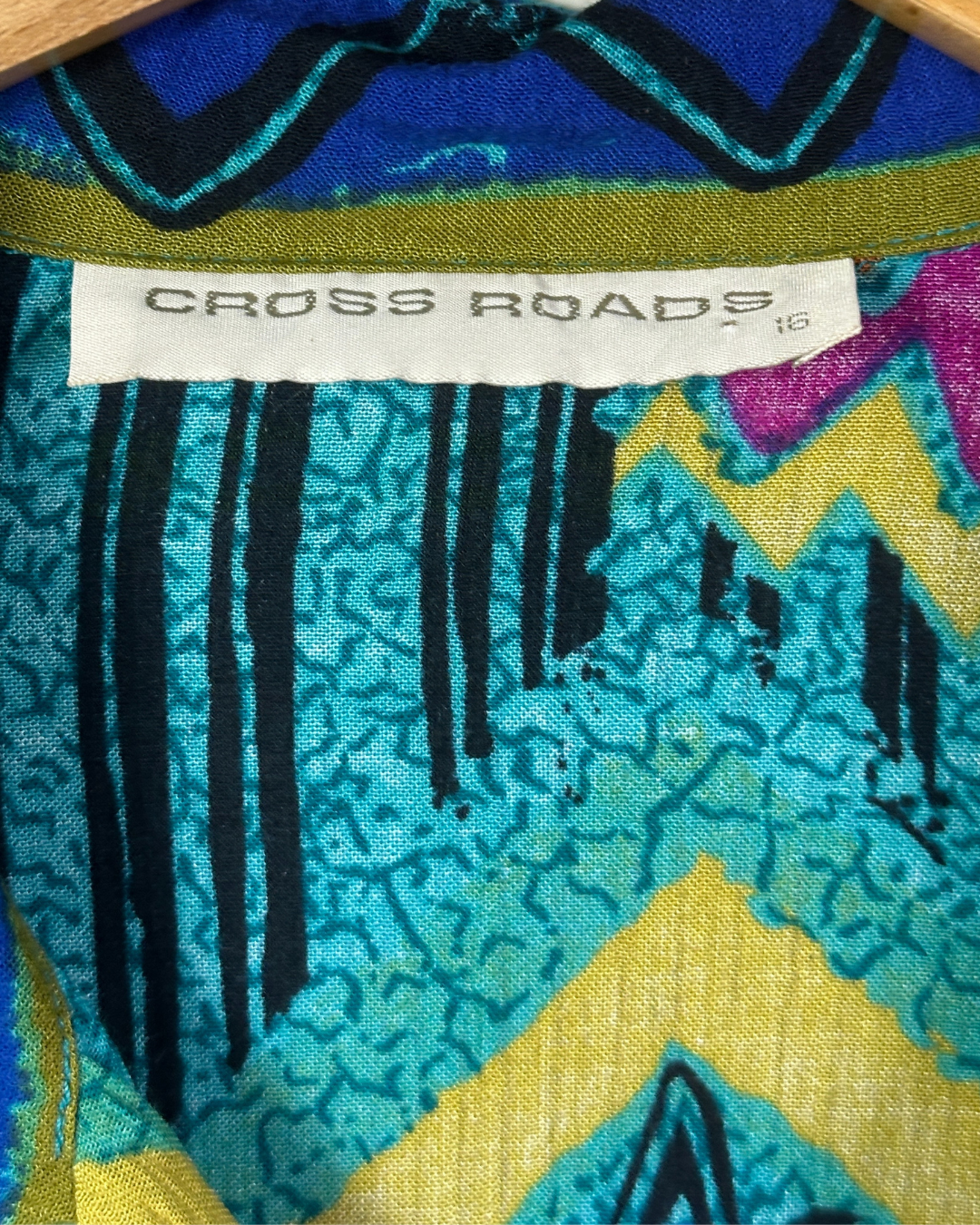 Vintage Cross Roads Multi Color Shirt XL - Funkify