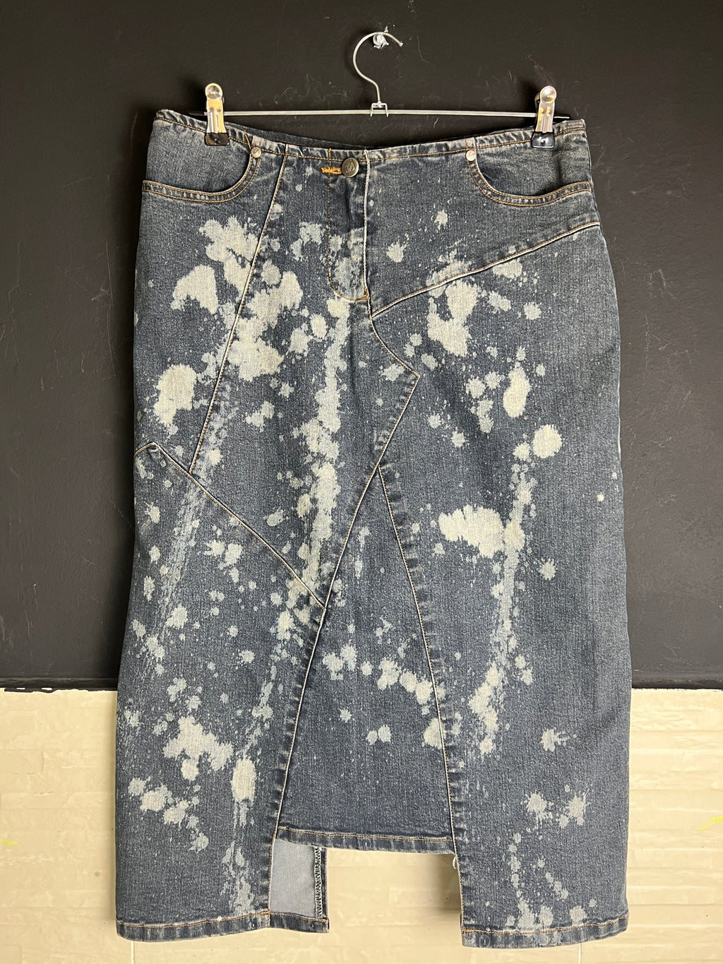 Vintage Denim Skirt - Funkify