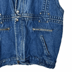 Vintage Denim Vest Large - Funkify