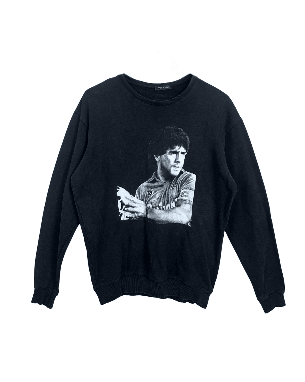 Vintage Diego Maradona Sweatshirt Made in Italy - XL - Funkify