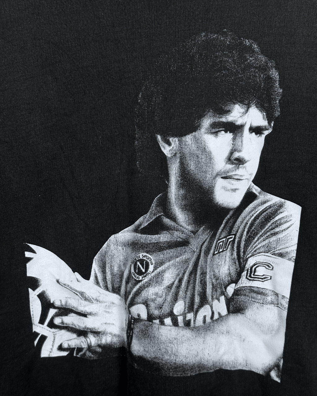 Vintage Diego Maradona Sweatshirt Made in Italy - XL - Funkify