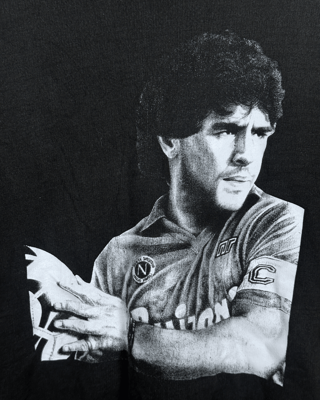 Vintage Diego Maradona Sweatshirt Made in Italy - XL - Funkify