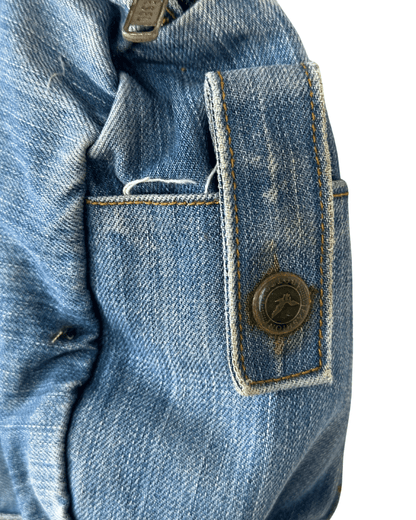 Vintage Diesel Denim Satchel Bag - Funkify