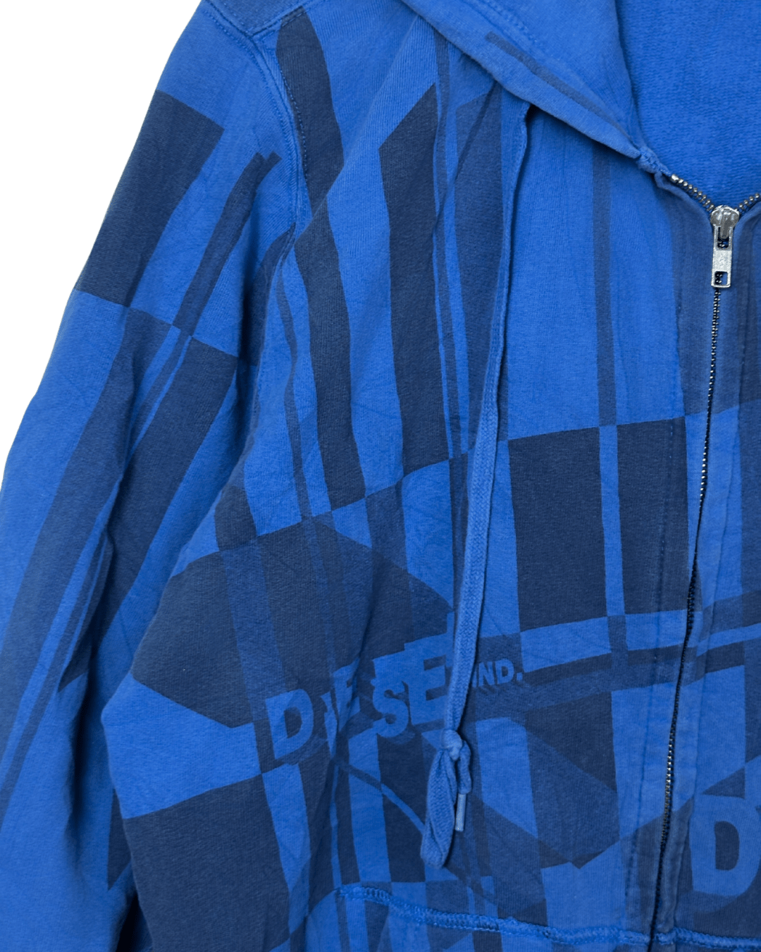 Vintage Diesel Zip - Up Hoodie XL - Funkify