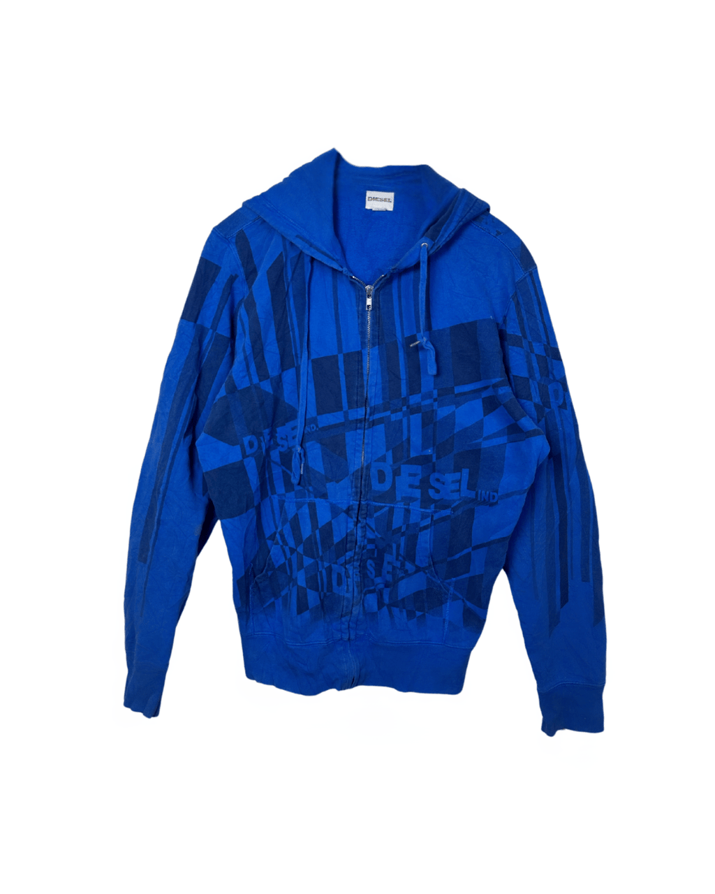 Vintage Diesel Zip - Up Hoodie XL - Funkify