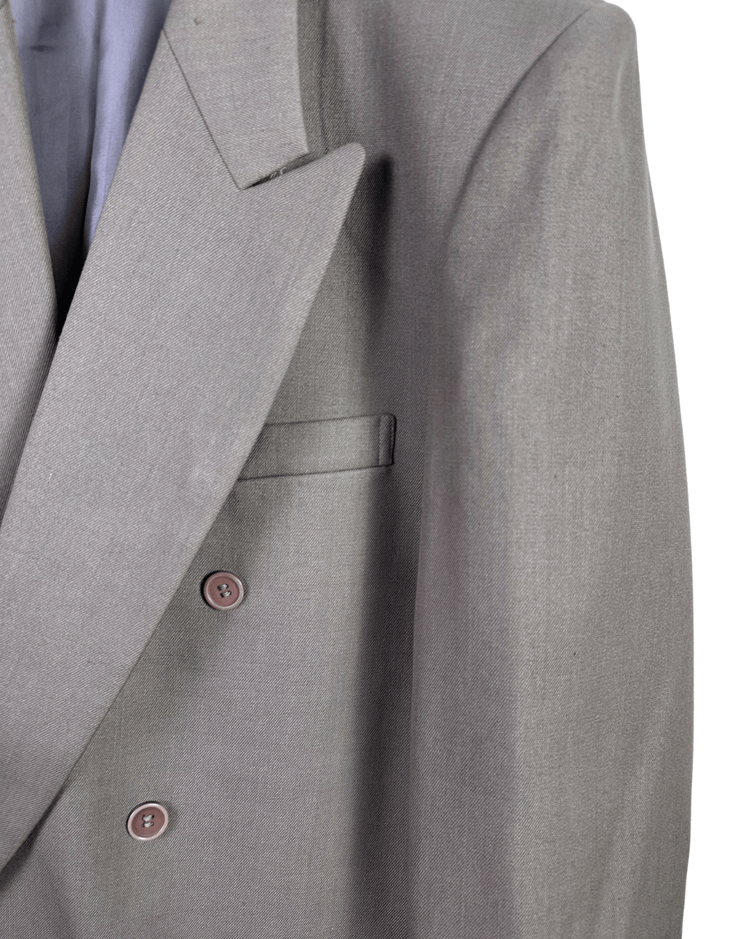 Vintage Double Breasted Full Suit - Large - Funkify