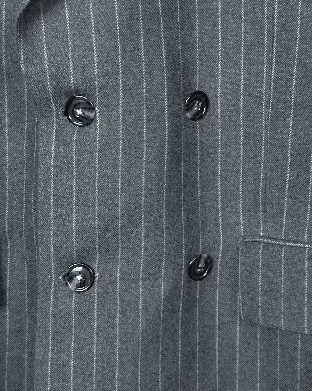 Vintage Double - breasted Wool - Blend Blazer 50 - Funkify