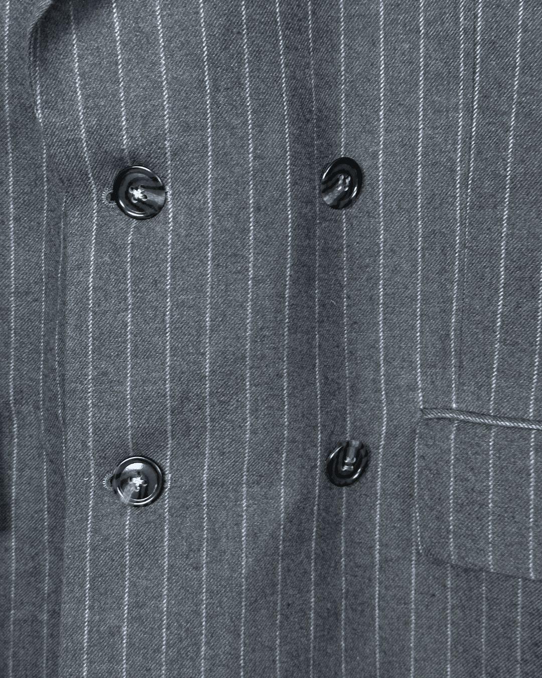 Vintage Double - breasted Wool - Blend Blazer 50 - Funkify