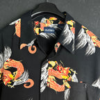 Vintage Dragon Pattern Shirt - Funkify