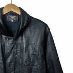 Vintage Echtes Genuine Leather Jacket 2XL - Funkify