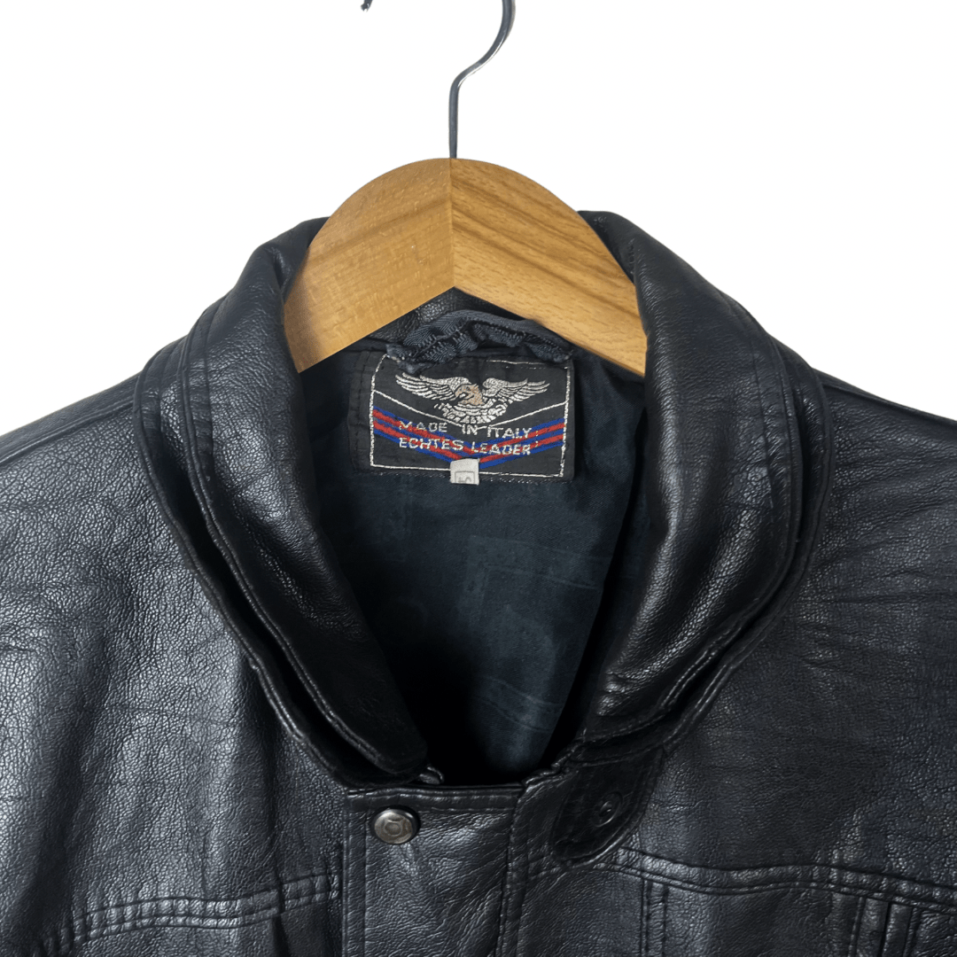 Vintage Echtes Genuine Leather Jacket 2XL - Funkify