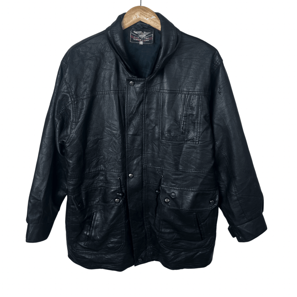 Vintage Echtes Genuine Leather Jacket 2XL - Funkify