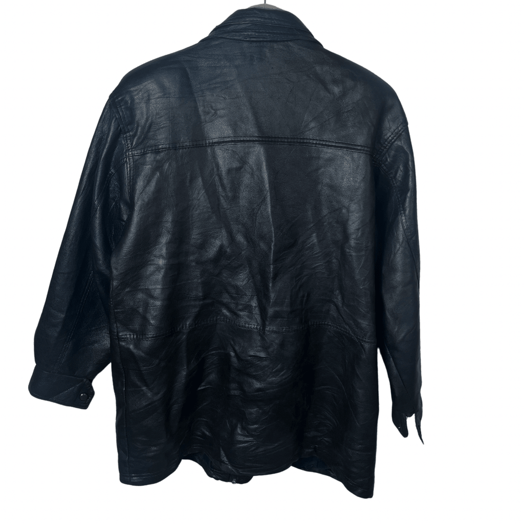 Vintage Echtes Genuine Leather Jacket 2XL - Funkify