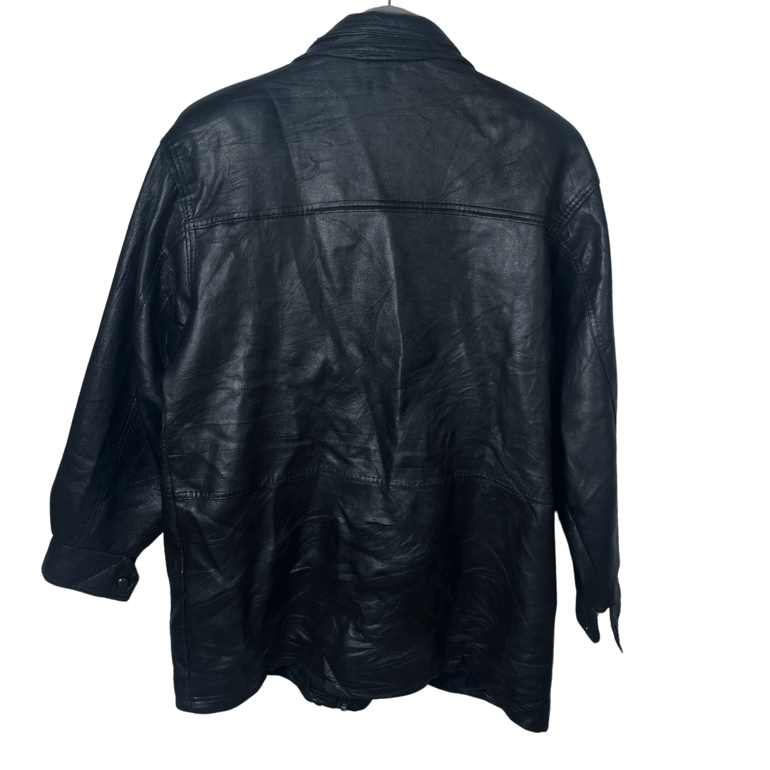 Vintage Echtes Genuine Leather Jacket 2XL - Funkify