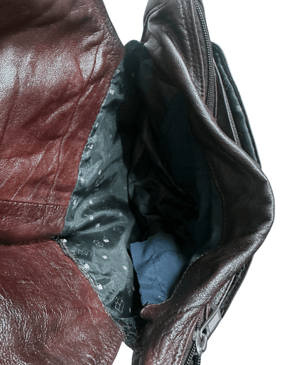 Vintage Embossed Egyptian Pharaonic Genuine Leather Bag - Funkify