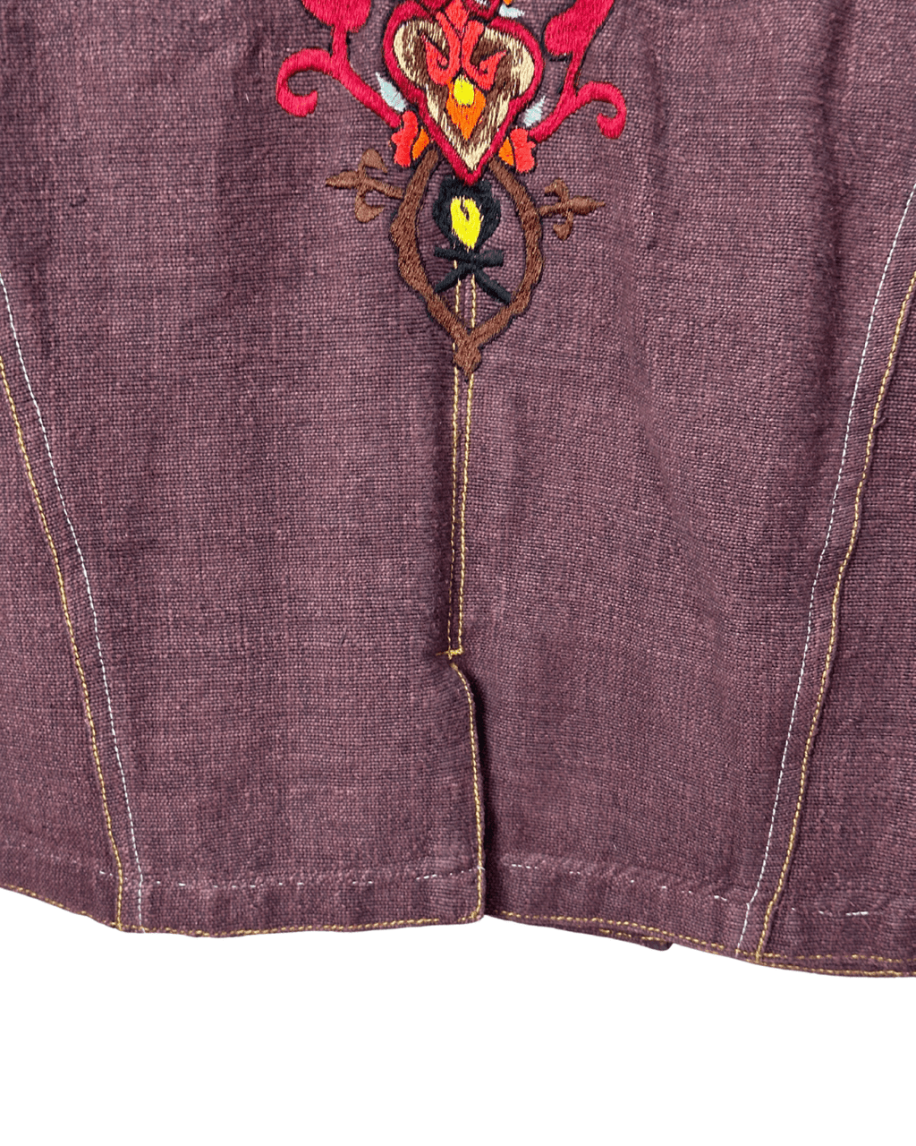 Vintage Embroidered Denim Jacket - Women's Small - Funkify