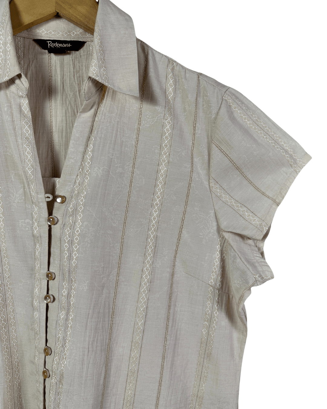 Vintage Embroidered Rockmano Blouse - UK 14 - Funkify