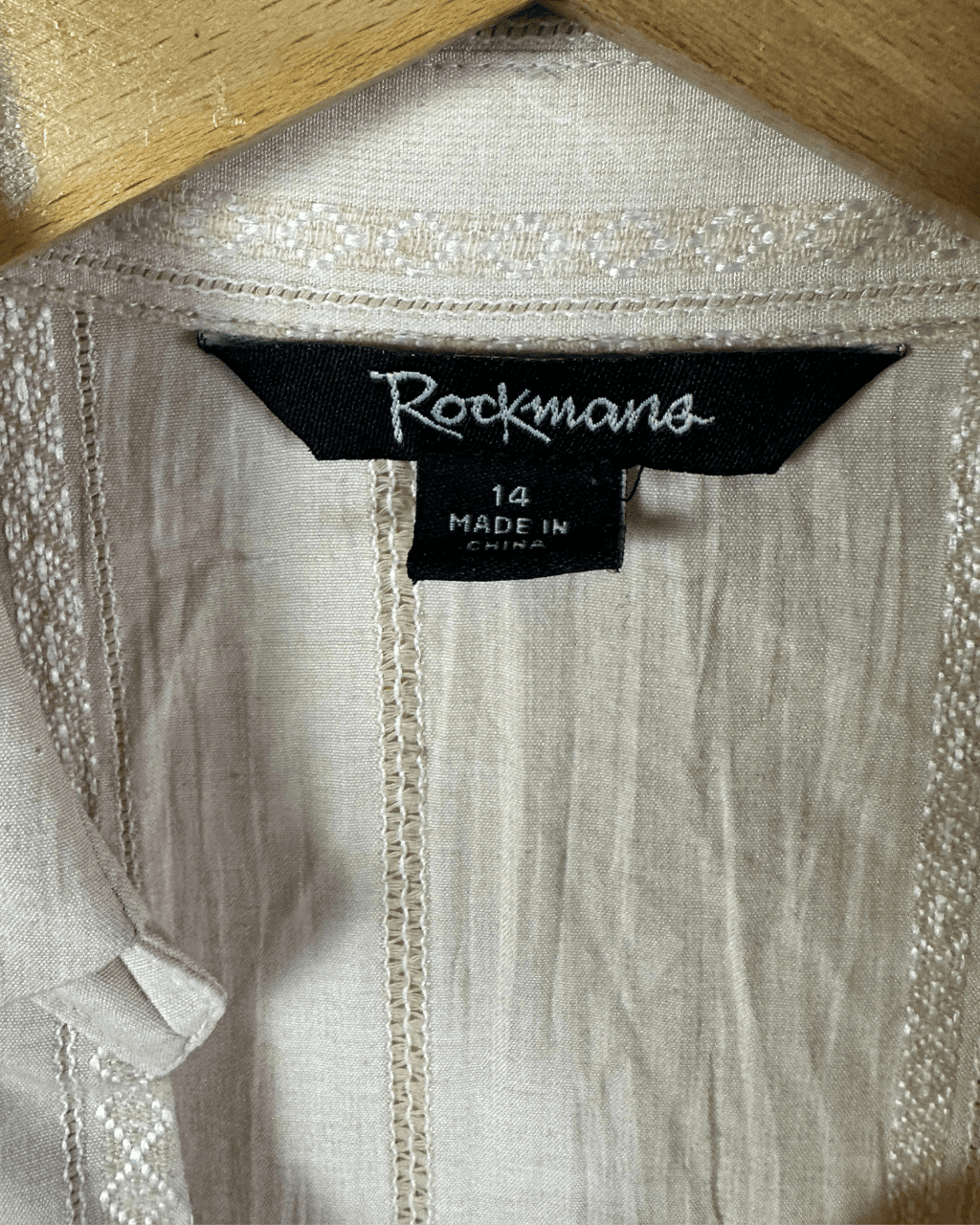 Vintage Embroidered Rockmano Blouse - UK 14 - Funkify