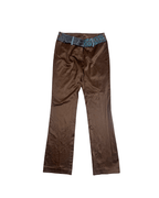 Vintage Esisto Wool Trim Women's Pants - Funkify