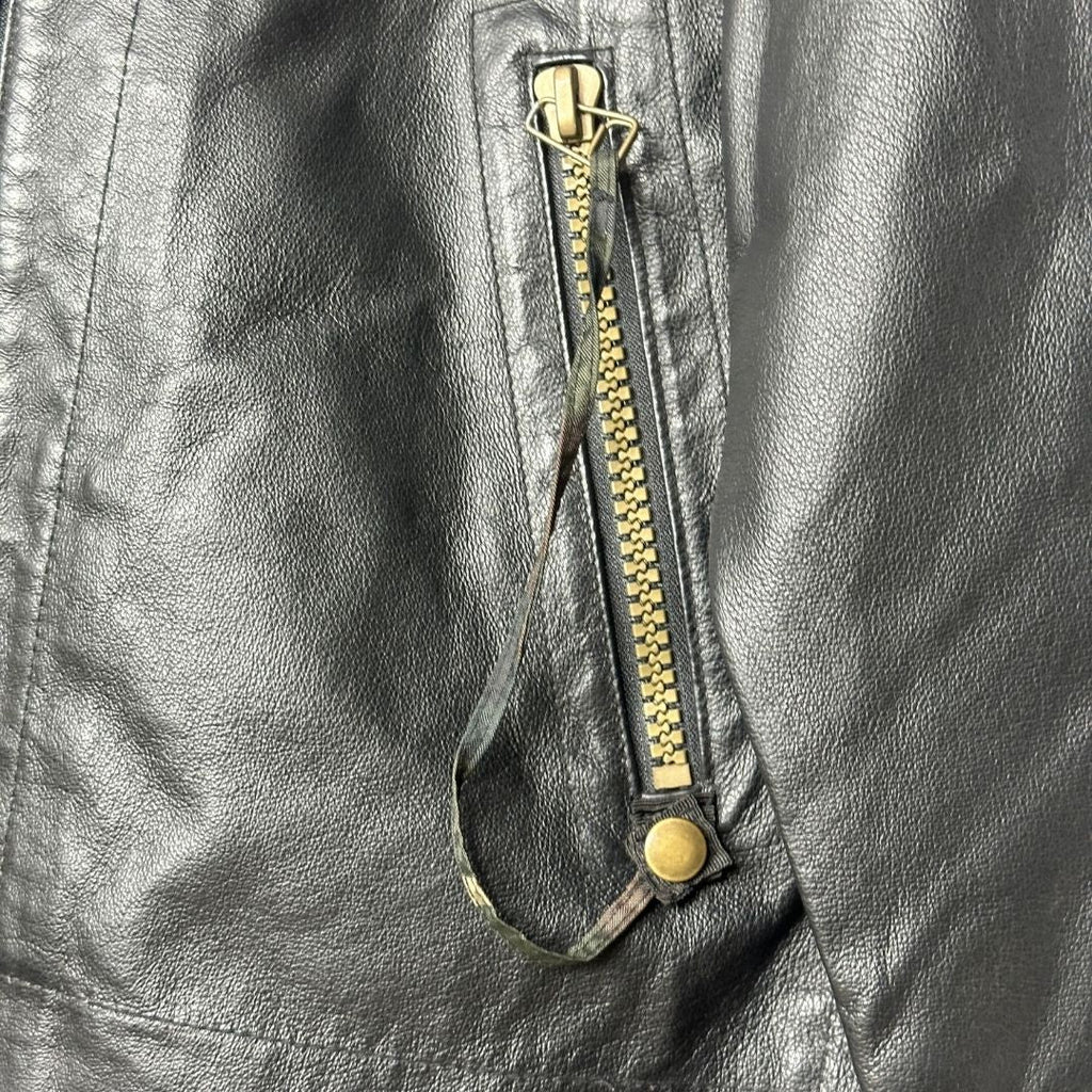 Vintage Explorer Genuine Leather Racing Jacket Medium - Funkify
