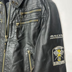 Vintage Explorer Genuine Leather Racing Jacket Medium - Funkify