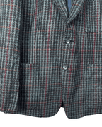 Vintage Facis Pure Virgin Woo lCheckered Blazer - Funkify