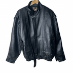 Vintage F.G.A Genuine Leather Jacket 2XL - Funkify